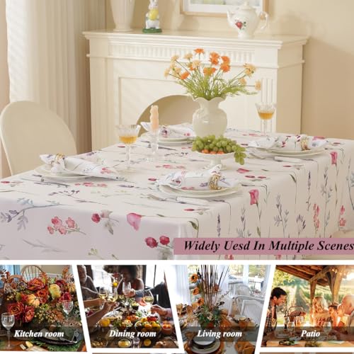 SASTYBALE Summer Floral Tablecloth 60x84 Inch by SASTYBALE - Used condition - Image 7