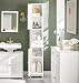 SoBuy Armario para baño Alto Mueble Columna de baño estanterías de baño-2...