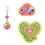 Step by Step Magic Mags „Freaky Heartbeat“, 3-teilig, 2 Magnet-Applikationen und 1 Anhänger, als Ergänzung für den Schulranzen oder Vorschulrucksack, für Mädchen