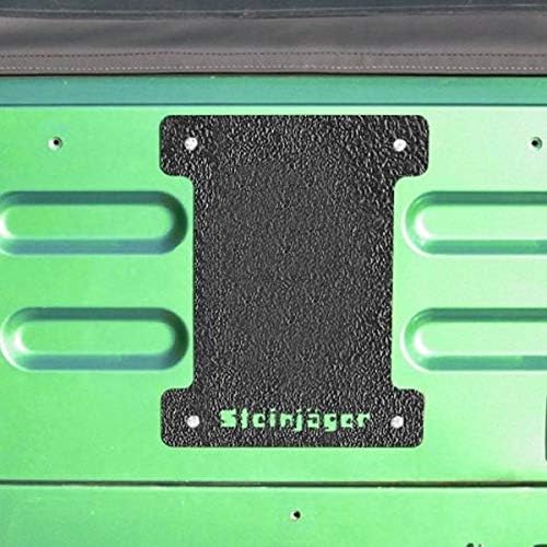 Steinjager J0043685 - Black Textured Spare Tire Carrier Delete Plate