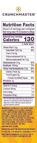 Crunchmaster Mexican Street Corn Inspired Crunchy, Baked Rice Crackers, Tangy & Smoky, Kosher, Gluten Free & Non-GMO, 3.54 Ounce (Pack of 6) - Thumbnail 2