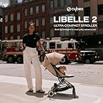 Cybex Libelle 2 Travel pockit Baby Stroller - Lightweight Carry-On Travel Stroller for Airplane with One-Hand Recline, Compatible with CYBEX Car Seats, Canvas White - Image 2