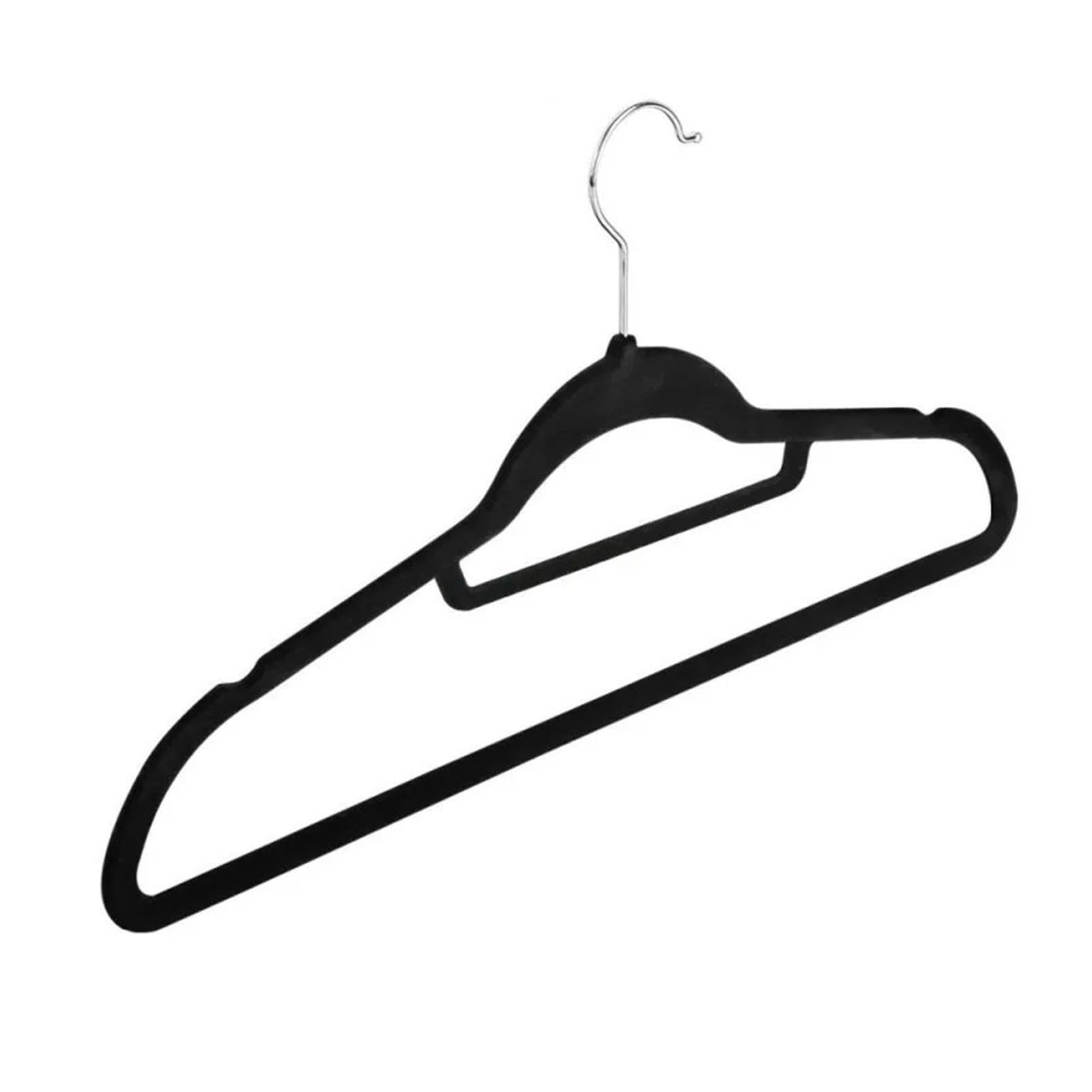 10 szt. Wieszak na ubrania stojaki antypoślizgowe zapobiegający upadkowi wieszak na ubrania dla mężczyzn kobiety codzienny organizer do przechowywania szafy(M08-10PCS,Length-45cm)