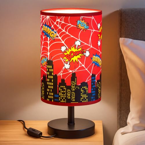 Glooglitter Spider Table Lamp for Bedroom Decor Spider Bedside Bedroom Lamp