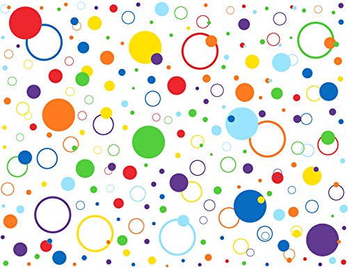 Mozamy Creative Dots Wall Decals (252 Count) Peel And Stick Polka Dots Wall Decal Primary Colors Polka Dot Decor Vinyl Circle Dot Decals Classroom Wall Decals Playroom Wall Decor #TOP20