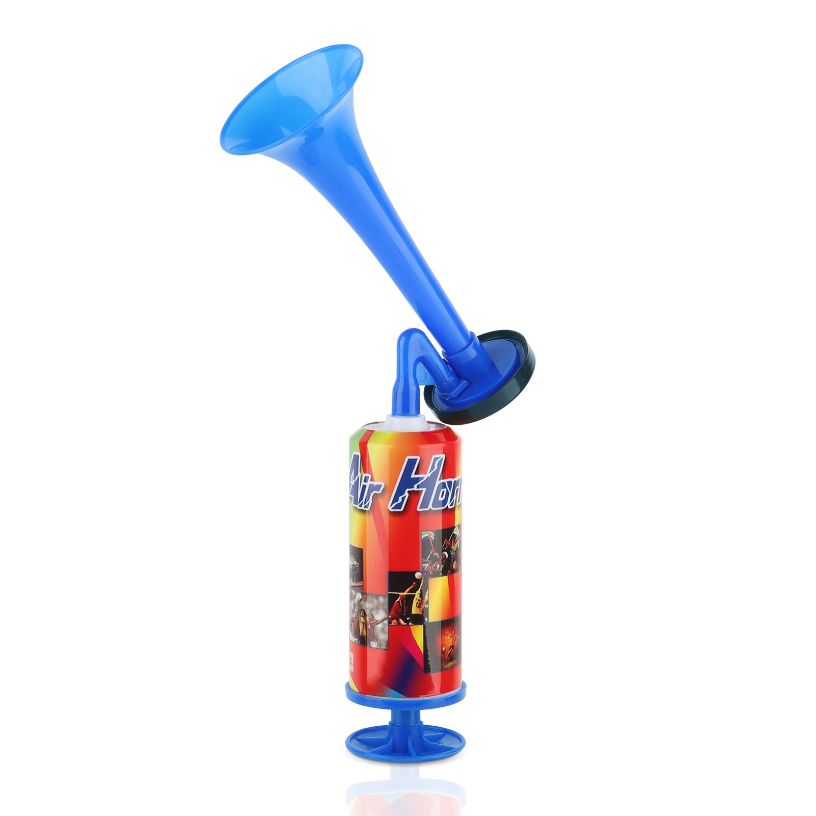 Tromba Stadio ad Aria Manuale,Air Horn per Partite di Calcio, romba Manuale con Pompa Ad Aria per Partite di Calcio, Eventi Sportivi, Nautica, Celebrazioni