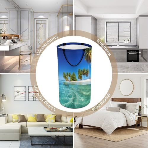 Panier à linge imperméable pliable grand format pour chambre et bain - 6