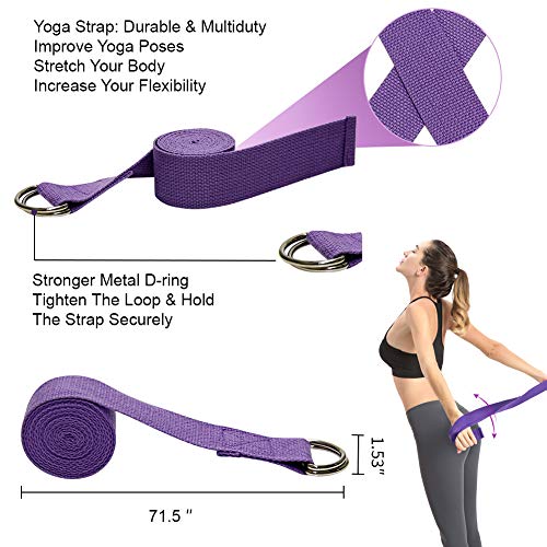 image for Genrics Yoga Blocks 2 Pack, Yoga Blocks for Women Yoga Blocks 2 Pack w