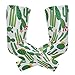 Seamless Green Cactus Cacti with Yellow and Pink Flowers on White 1 Pair Cooling Sports Arm Sleeves, Cover Uv Sun Protection Warmer for Sports Men Women Running Golf Cycling Riding Jogging