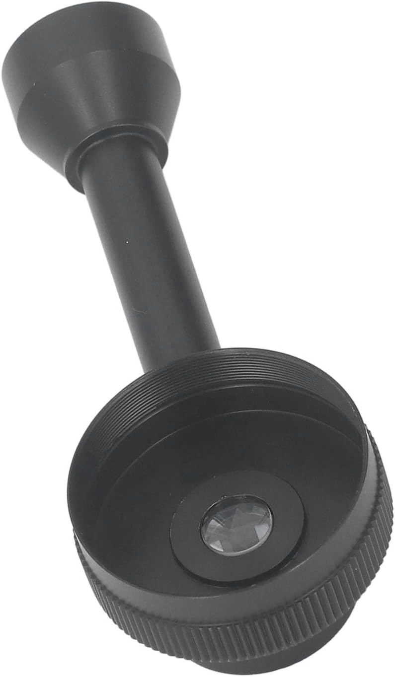 Diagonal Eyepiece 90 Degree Elbow for RUIDE Electronic Theodolite, Bayonet Type Optical Glass Eyepiece with ABS Housing, Total Station Accessory for Tunnel Subway Mine