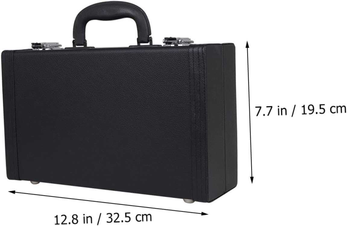 Totority Replacement Clarinet Case Hard Shell Case for Clarinet Elegant Gig Bag Padded Lining for Carrying Instrument