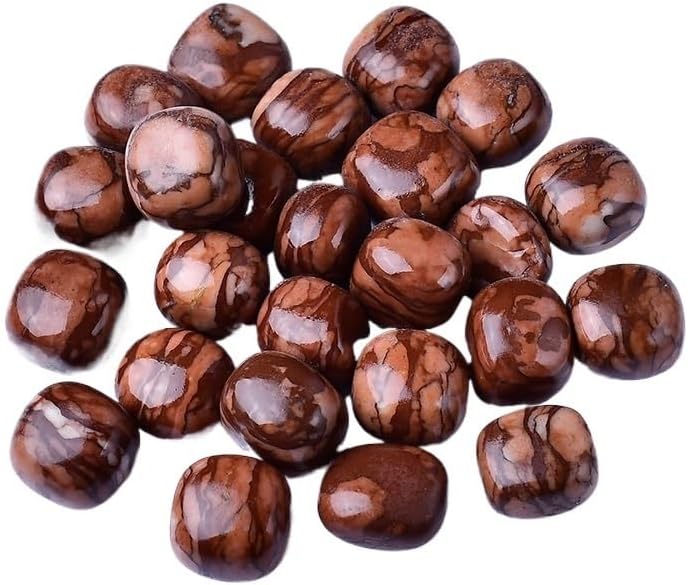 WHZHDMA Bulk Natural Crystal Rough Stone Natural Crystal Wood Grain Stone Rolling Stone Ornaments Mineral Specimen Teaching Science Stone Natural Stone Rocks Stones and Crystals