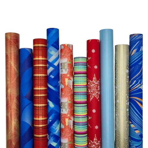 Rouleaux de papier cadeau Noël arkamii R21 pour décorer le pied du sapin en famille