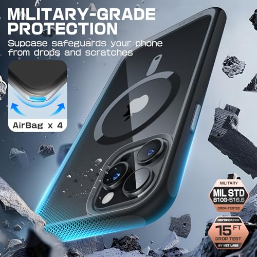 Coque transparente premium iPhone 15 Pro SUPCASE hybride renforcée - 5