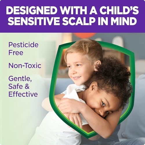 Image of Natural Anti Lice & Nits Remover Shampoo | With Rosemary, Tea Tree & Neem Oil Extracts | Lice Cleansing & Hair Protection Shampoo | Removes Itching from the Source | Chemical-Free | For All Hair Types(Free Lice Comb)(Pack of 1 = 200 ml)
