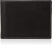 Vista 1 de Steve Madden Cartera RFID de cuero para hombre con capacidad adicional y bolsillo abatible