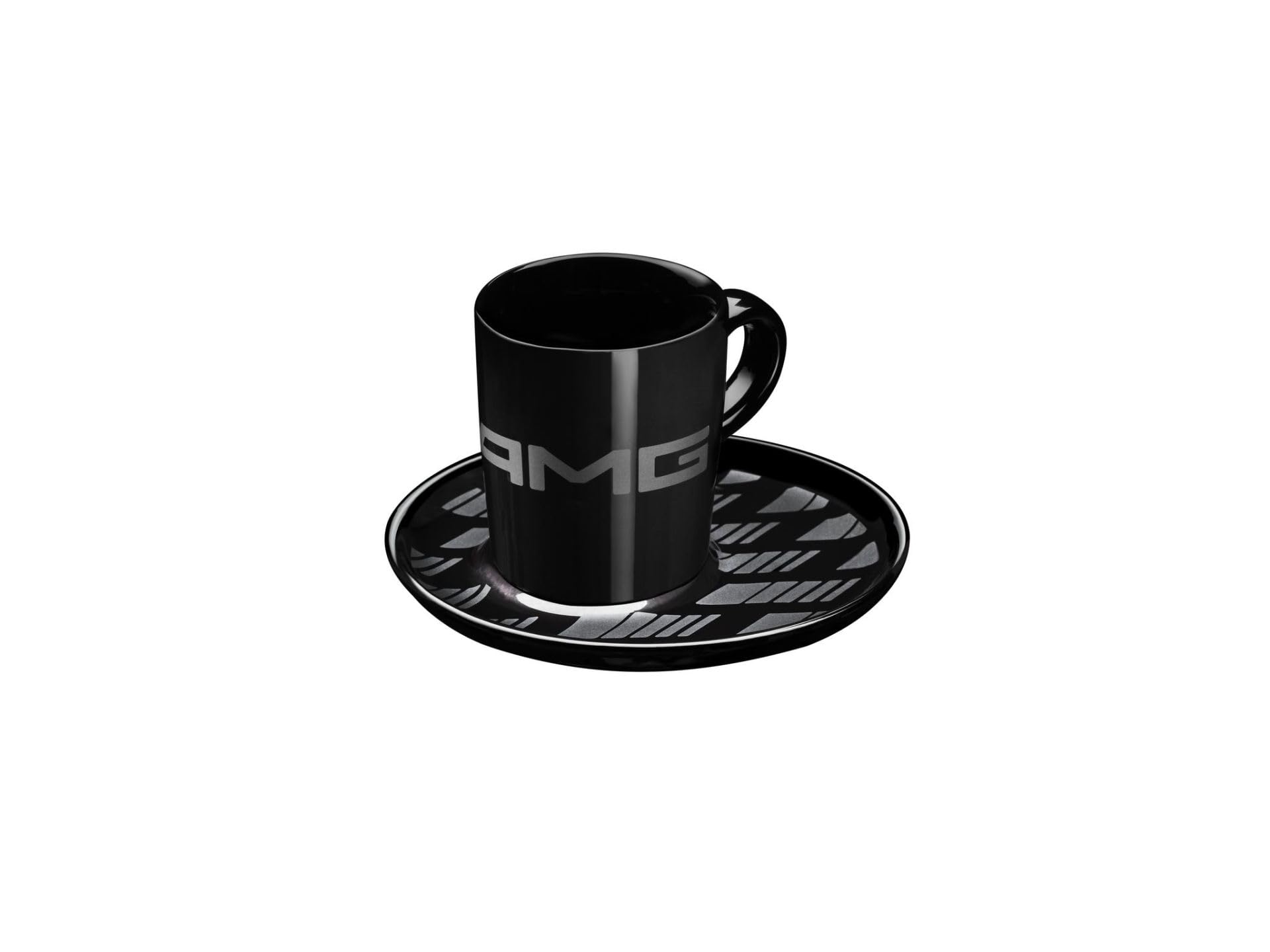 Mercedes-Benz Oryginalne filiżanki do espresso AMG, zestaw 2 sztuk, czarne, błyszczące, Kahla