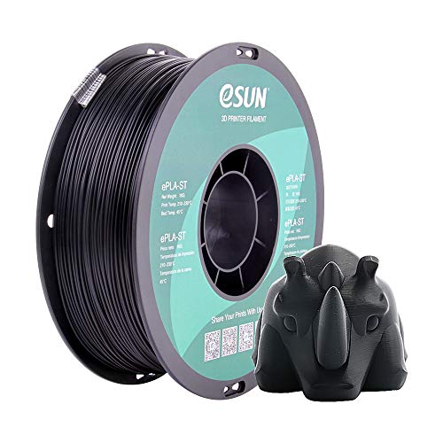 eSUN 1.75mm Super Tough PLA 3D Printer Filament 1KG Spool Black eSUN 1.75mm Super Tough PLA 3D Printer Filament 1KG Spool Black