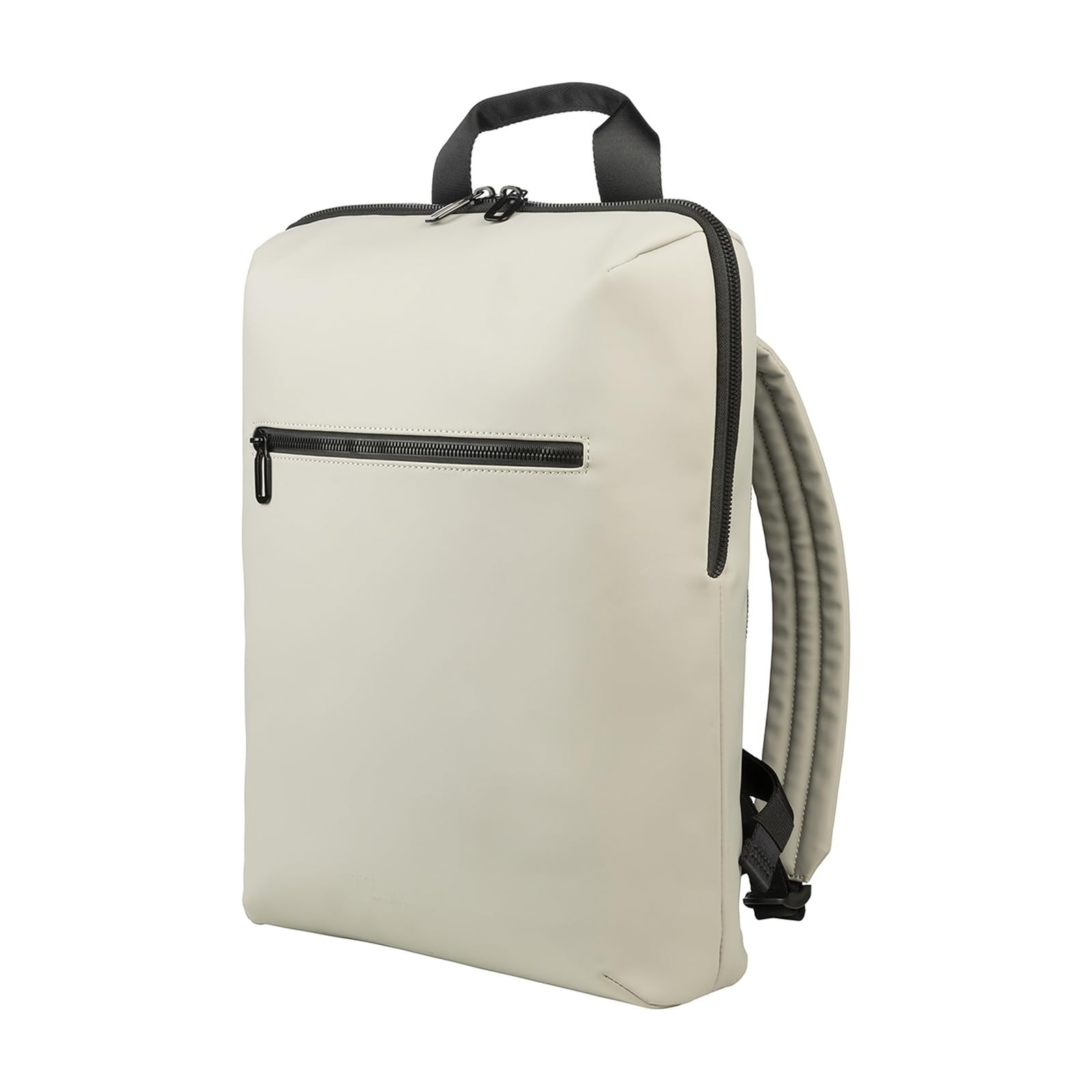 Tucano, Gommo Backpack Zaino Porta PC per Laptop 15.6" e MacBook 16", in Materiale Gommato, con Tasca Imbottita, Schienale Traspirante e Fascia Trolley, 29x41x11,5 cm, Grigio