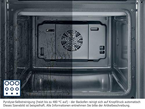 Bosch HRG5785S6 Serie 6 Smarter Einbau-Backofen mit Dampfunterstützung, 60 x 60 cm, Made in Germany, Pyrolyse… – Bild 7