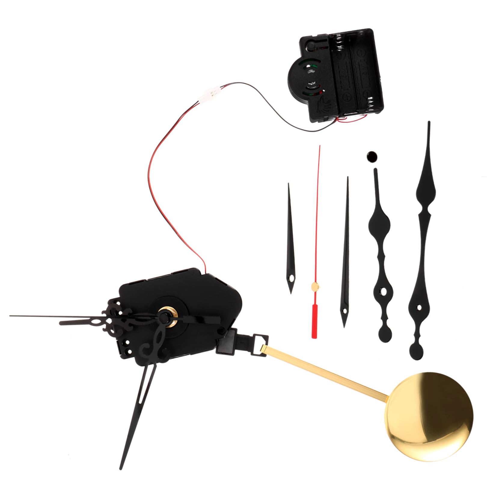 Mikikit 2sätze - Mit Musikbox Mechanismus Für Wanduhr Präzise Uhrzeiger Ersatzteile Für Bastelprojekte Für Reparaturen Und Kreative Uhrenideen