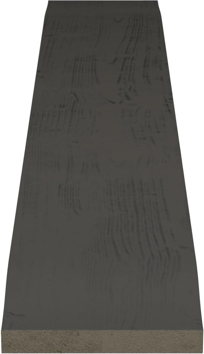 Ekena Millwork BMSDS1C0080X010X072BC 1-Sided Sandblasted Endurathane Plank Faux Wood Beams, 6-in. L, Buttercream