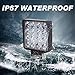 Bangbangche 20X 4.33'' 48W Spot LED Light Bar, Waterproof Brightness Led Bar Fog Lights Pods Lights Driving Light for Off-road for ATV,SUV,Boat,Trailer,Tractor,Truck