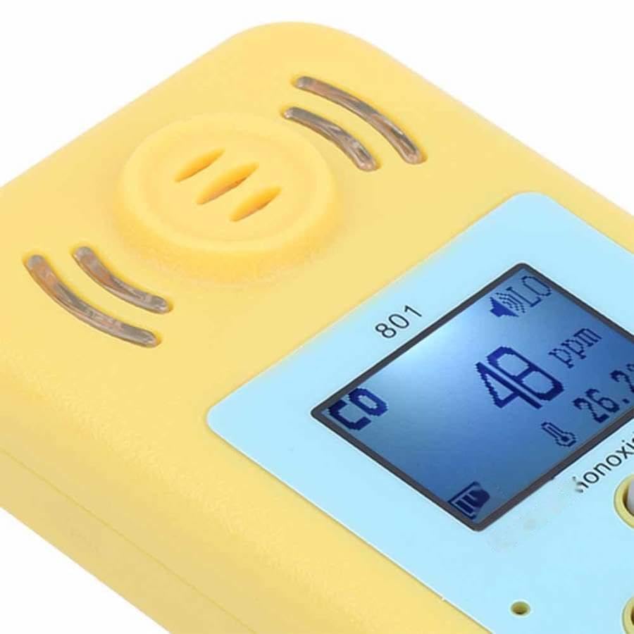 801 Handheld Carbon CO Monitor Detector Meter Poisonous Gas Tester Sound-Light Alarm Gas Analyzer