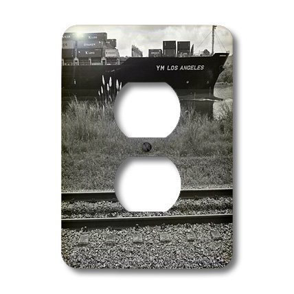 Panamá Canal cubierta de 2 enchufes 3dRose lsp_10465_6 decorativa para pared 3