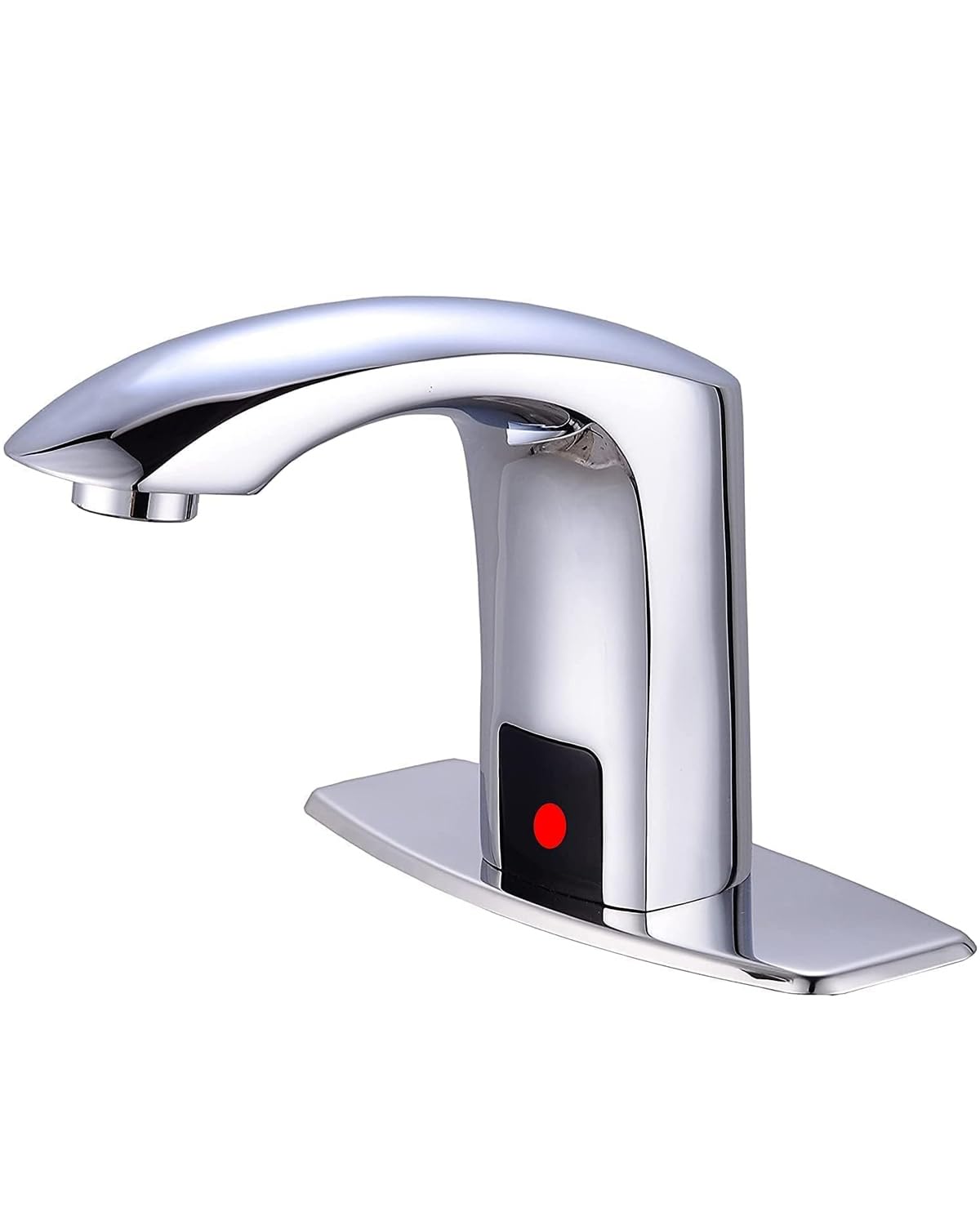 Non-Contact Brass Tap with Automatic Sensor for Bathroom Sink Cold and Warm Sensor Tap Automatic Faucet DC Only