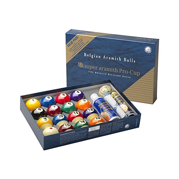 Super Pro Aramith Pool Balls –...