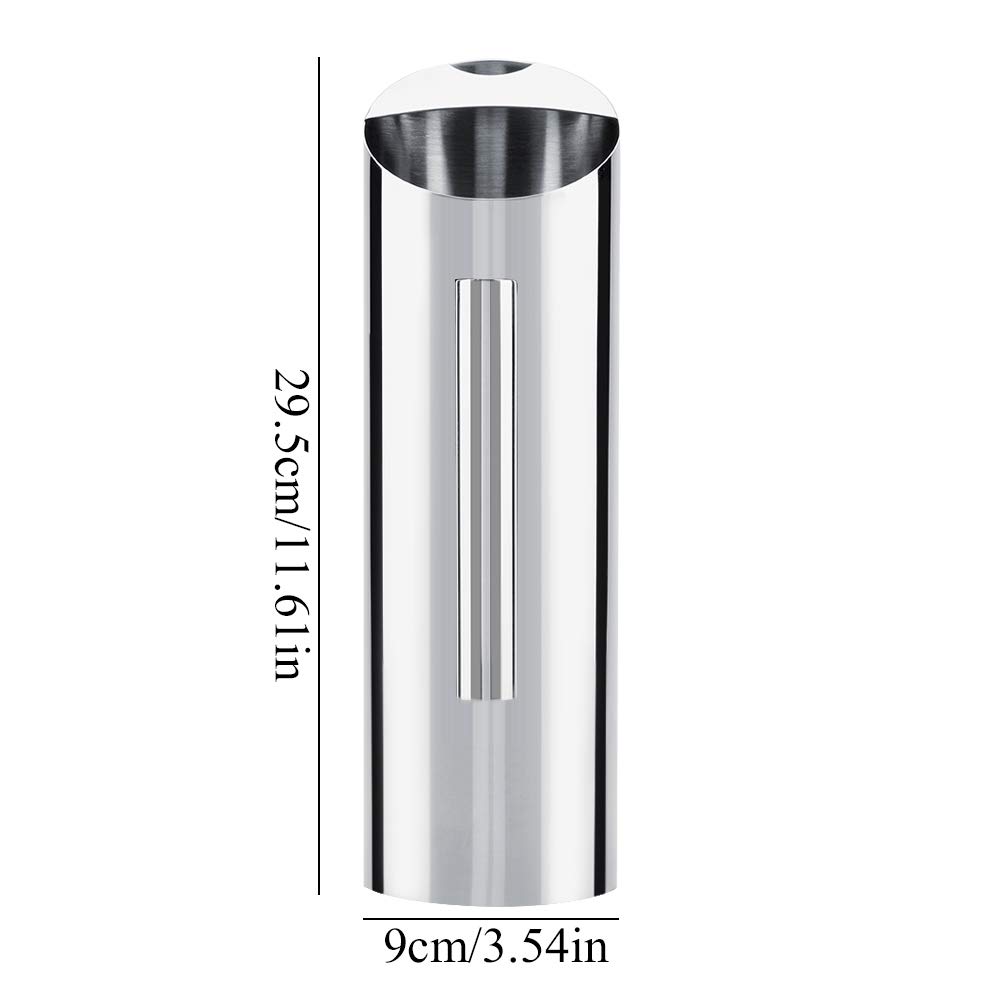 Stainless Steel Water Pitcher Jug with Ice Guard Cold Drinking Pitcher Home Hotel Serving Tool(1.5L), Silver - Image 3