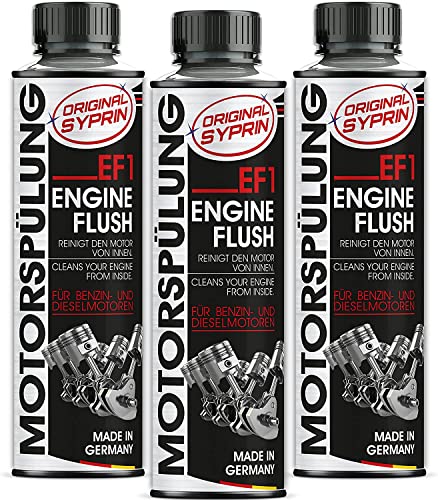 SYPRIN Motorspülung Schlammspülung für Diesel und Benzin Motoren - Motor Reiniger - Engine Oil Flush I Systemspülung Motorinnenreinigung (250ml)