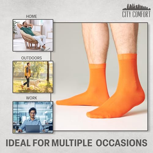 Mens Calf Socks, Breathable Crew Socks Multipack - Mens Gifts3