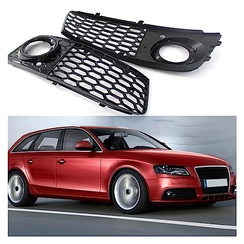 Parrilla delantera para coche A4 B8 compatible con modelos de 2008 a 2012 izquierda y derecha 3
