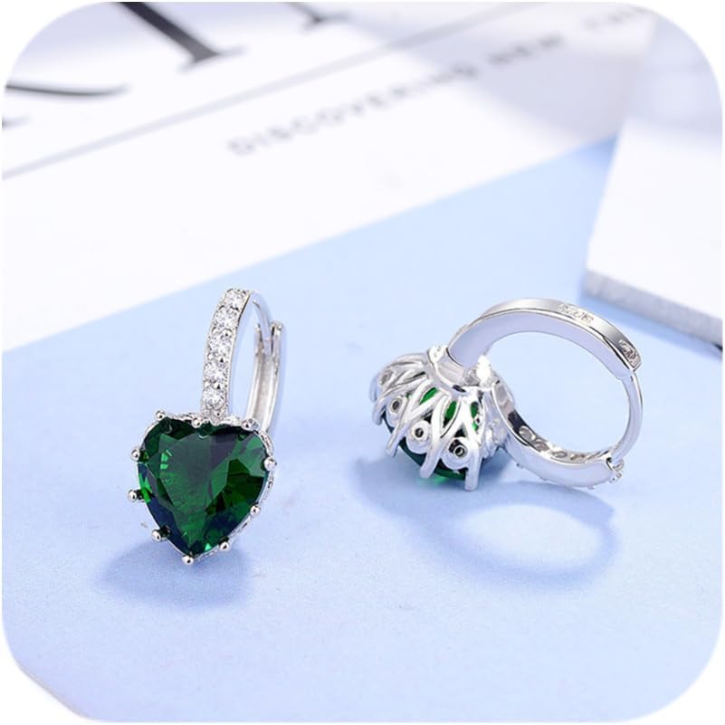Sterling Silver Earrings for Women 2025 Love Heart...
