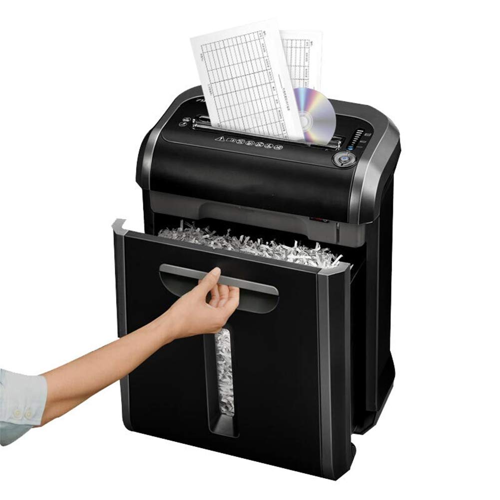 Elektryczna niszczarka do dokumentów, niszczarka papierowa, papierowa, karty kredytowe, przenośna, duża pojemność gospodarstwa domowego