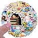 50Pcs Back to School Stickers for Students, Encouragement Back-to-School Sticker Educate Stickers Student Return to Decal for Water Bottles Journaling College Bag Laptop Scrapbook Pencil Case