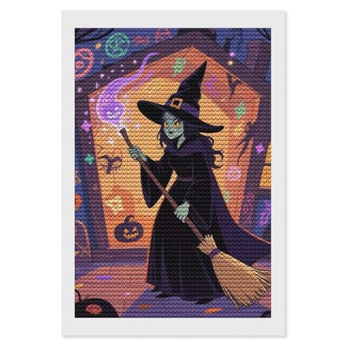Kit peinture diamant 5D maison magique cadeau idéal pour passionnés de DIY