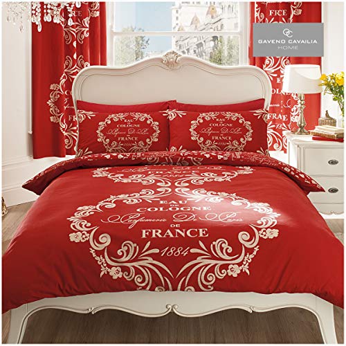 Funda de edredón roja reversible para transformar tu dormitorio este invierno 2
