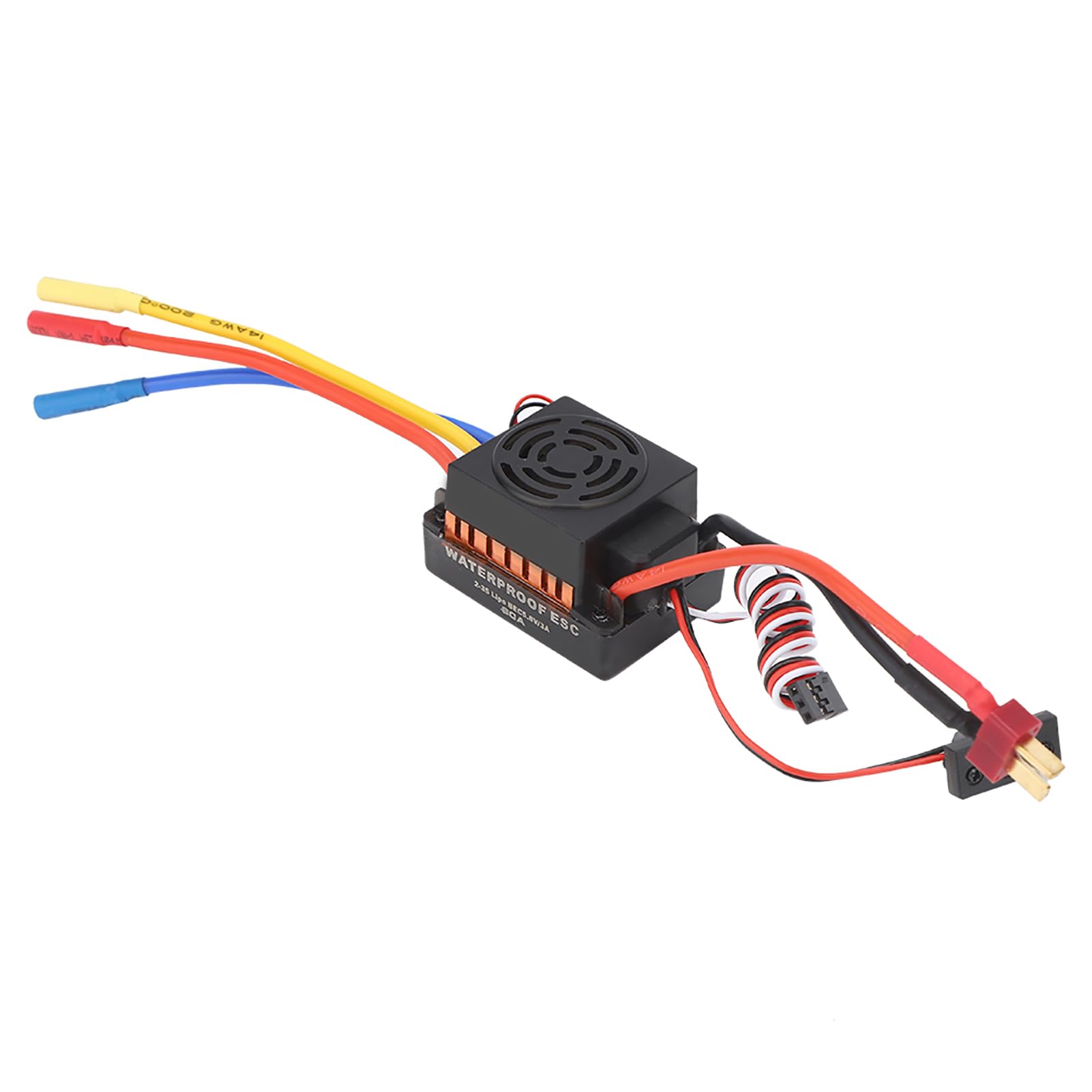 Naroote Set ESC per Motore Brushless a Coppia Elevata 4300KV per Modello di Auto RC 1/10, Parti di Aggiornamento Affidabili per un Funzionamento Regolare, Adatto per Hobbisti, Lega di Alluminio/36