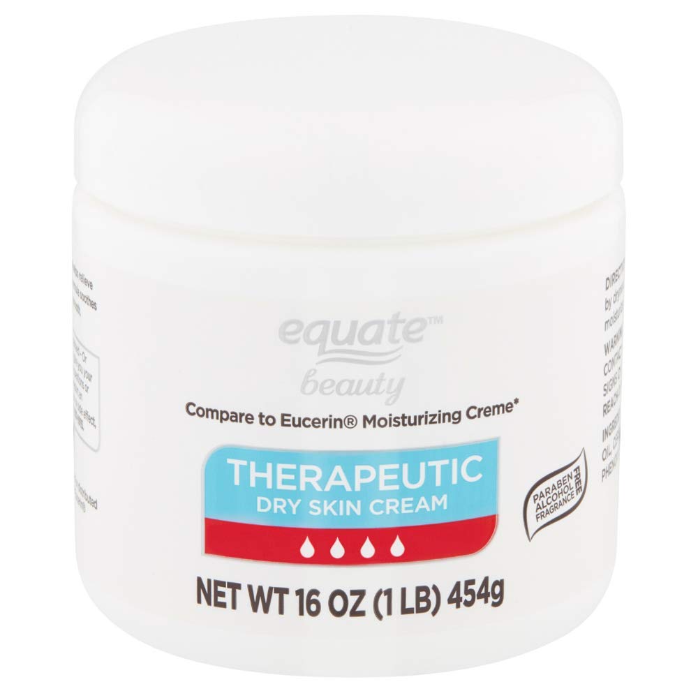 PACK OF 5 - Equate Therapeutic Dry Skin Cream, 16 Oz