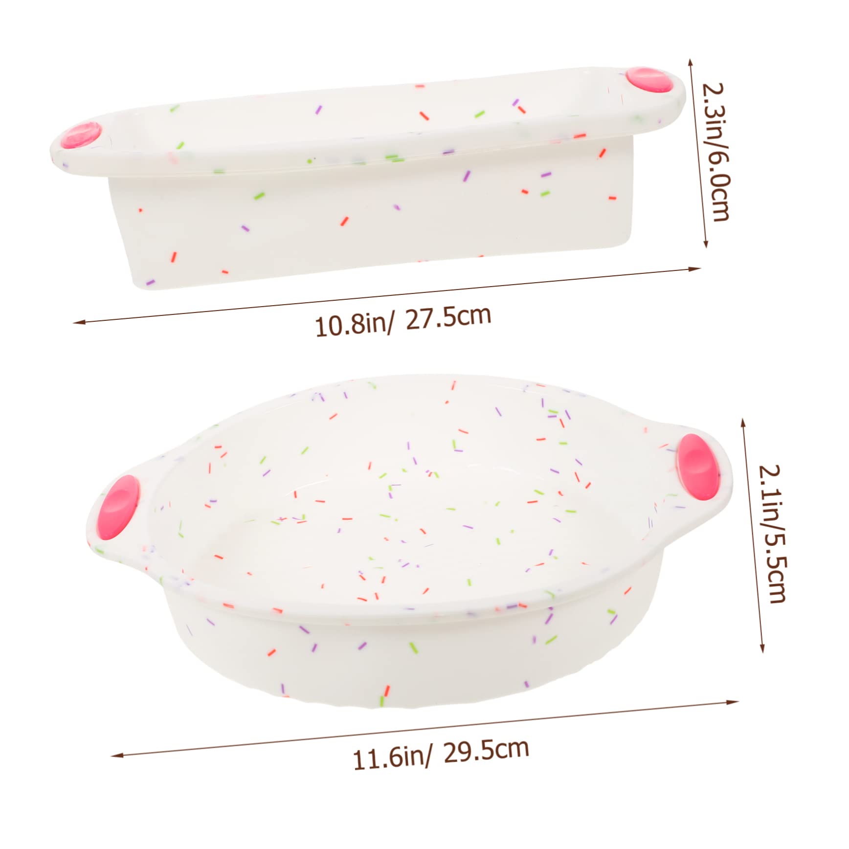 STOBAZA 1Set Silicone Cake Mold Baking Pan for Toast Cakes Convenient Loaf Pan for Home Bakery Use Microwave Oven Safe for DIY Baking Candy