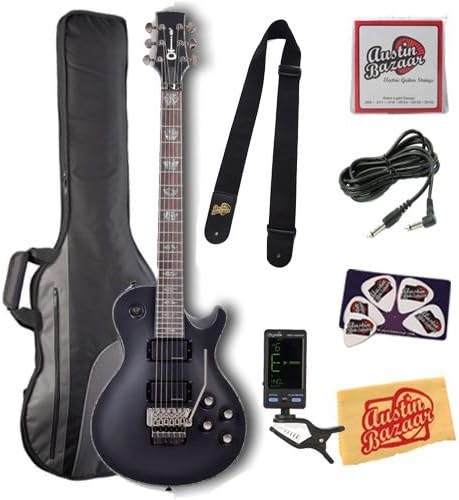Amazon.com: charvel Desolation DS-1 fr Bundle para guitarra eléctrica (con  funda, afinador, cable de nylon correa, 10 pies, cuerdas, Pick tarjeta, y  gamuza de microfibra), color flat black, Rosewood Fretboard : Instrumentos