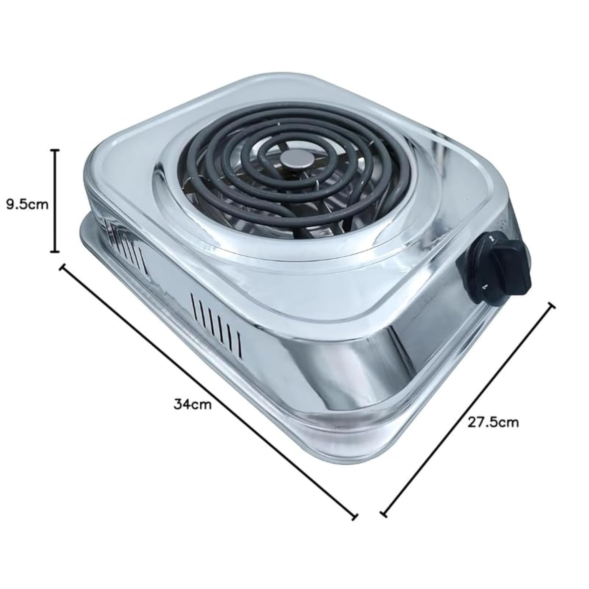 Single Burner Electric Cooktop 2000W Portable Hot Plate