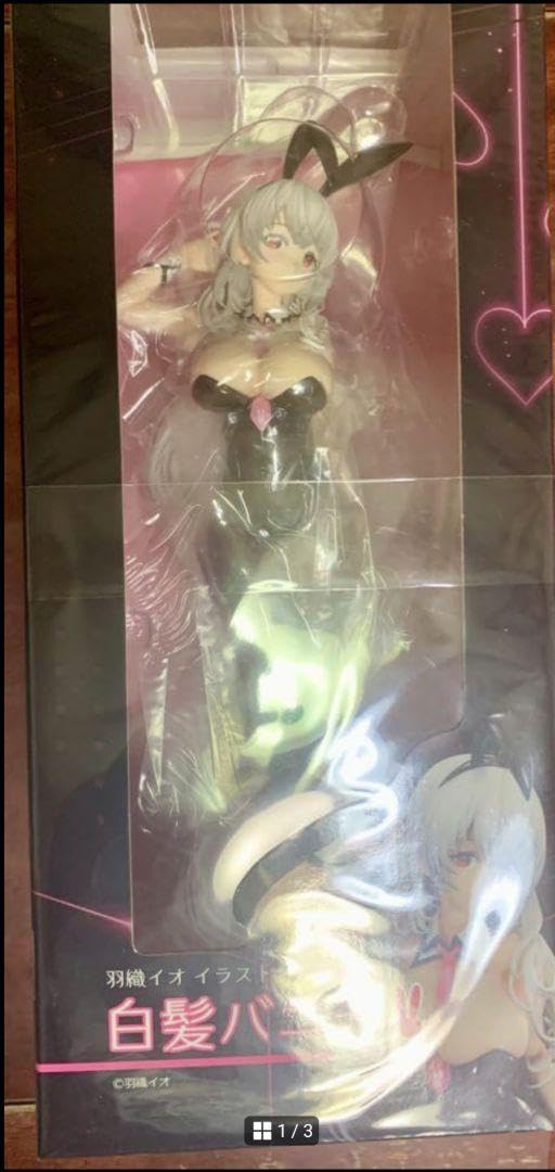 ユニオンクリエイティブ　白髪バニー フィギュア 羽織イオ 約20cm　新品未開封 Amazon.co.jp: ユニオンクリエイティブ 羽織イオ イラスト 白髪バニー