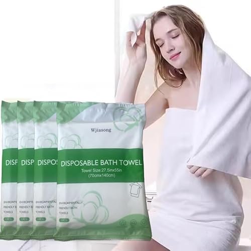 wetferf 20 Pack Disposable Bath Towels Durable Large Portable Thicken Camping Towels for Travel Hotel Business Trip Swimming Pet Towels Sauna Spa Hot Spring Water Play 55''X27.5''