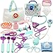 ZoneYan Giocattoli Dottore Bambini, Valigetta Dottore Bambini, Kit Dottoressa Bambina, stetoscopio Giocattolo, Giochi Ruolo, Dottore Stetoscopio Medico Toy