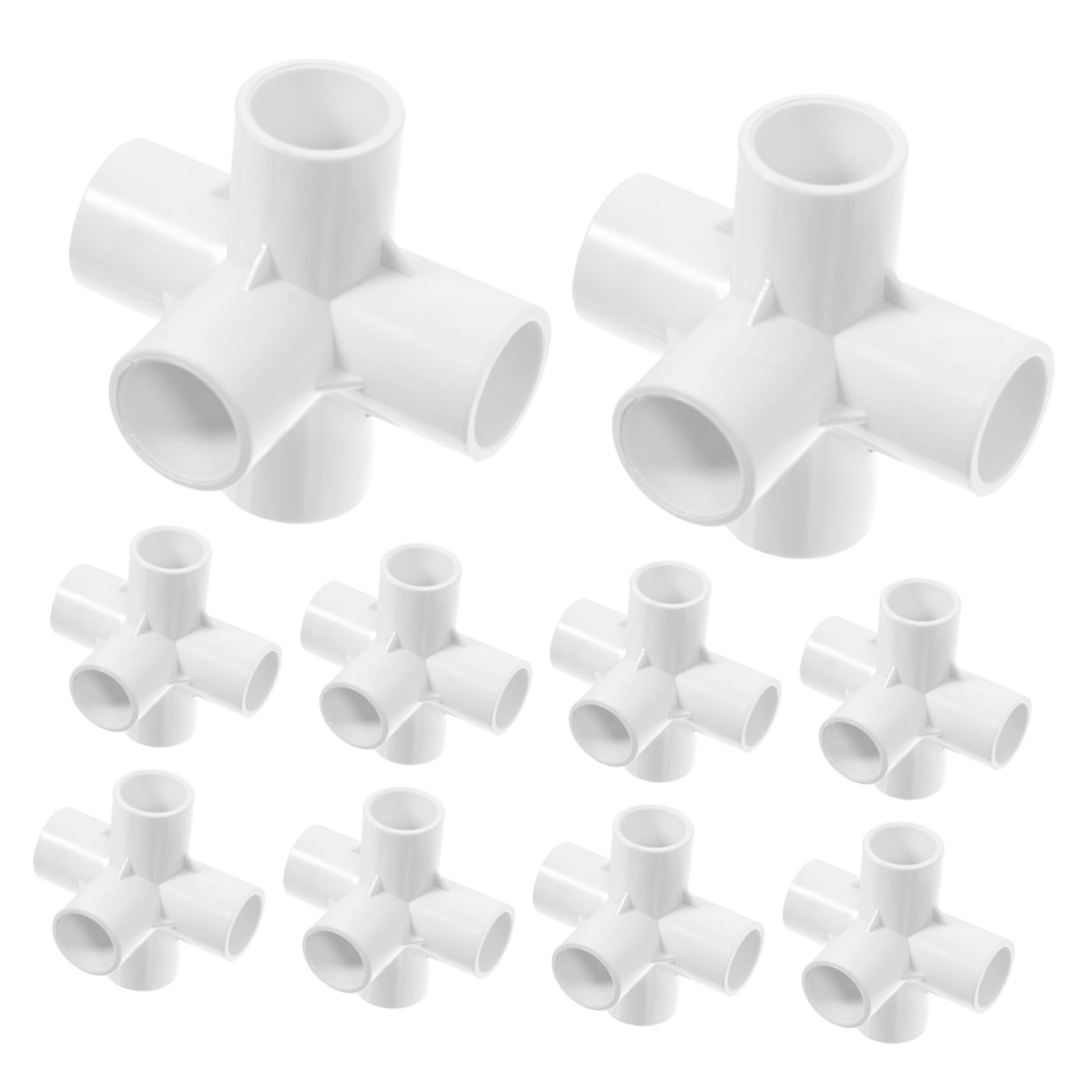 Connecteur pour raccord de tente en PVC rigide multi-voies stable
