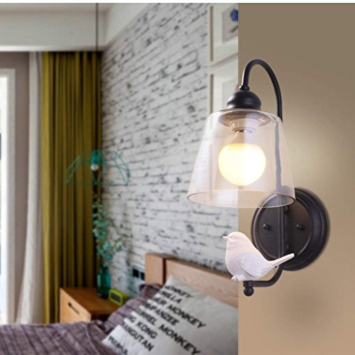 Lámpara de pared de pájaro creativa en cristal para decoración de sala GZ 3